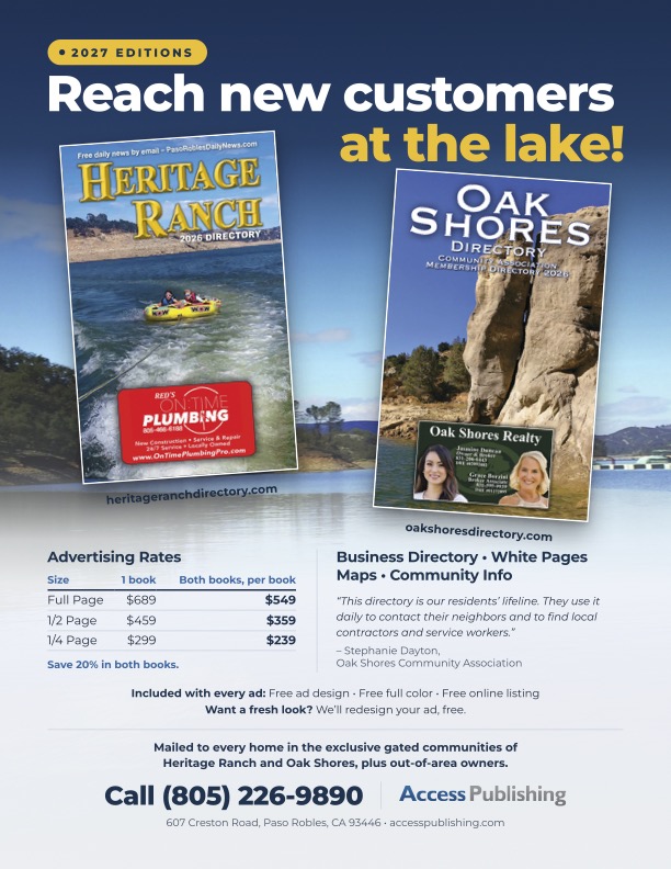 Heritage Ranch and Oak Shores Flyer